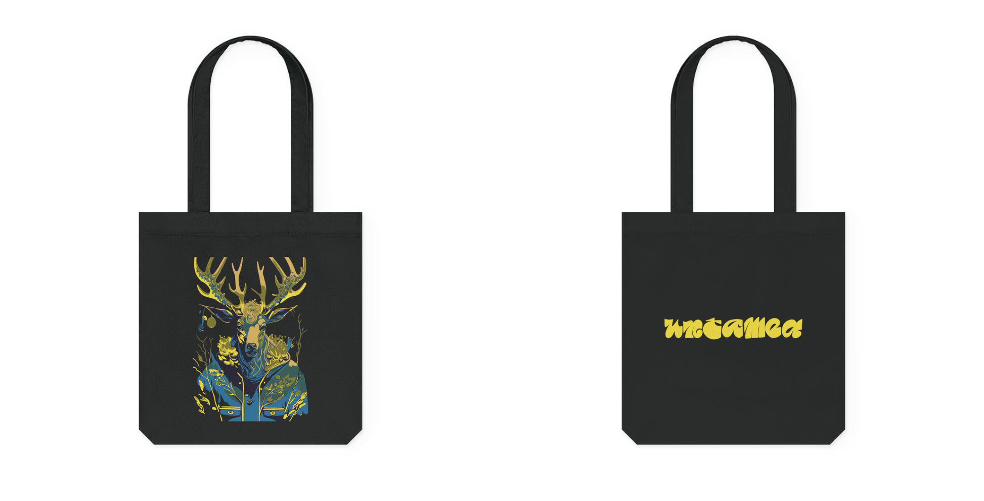 Tote bag met Flower hert
