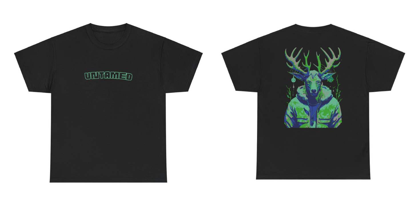 T-shirt met grafisch hert