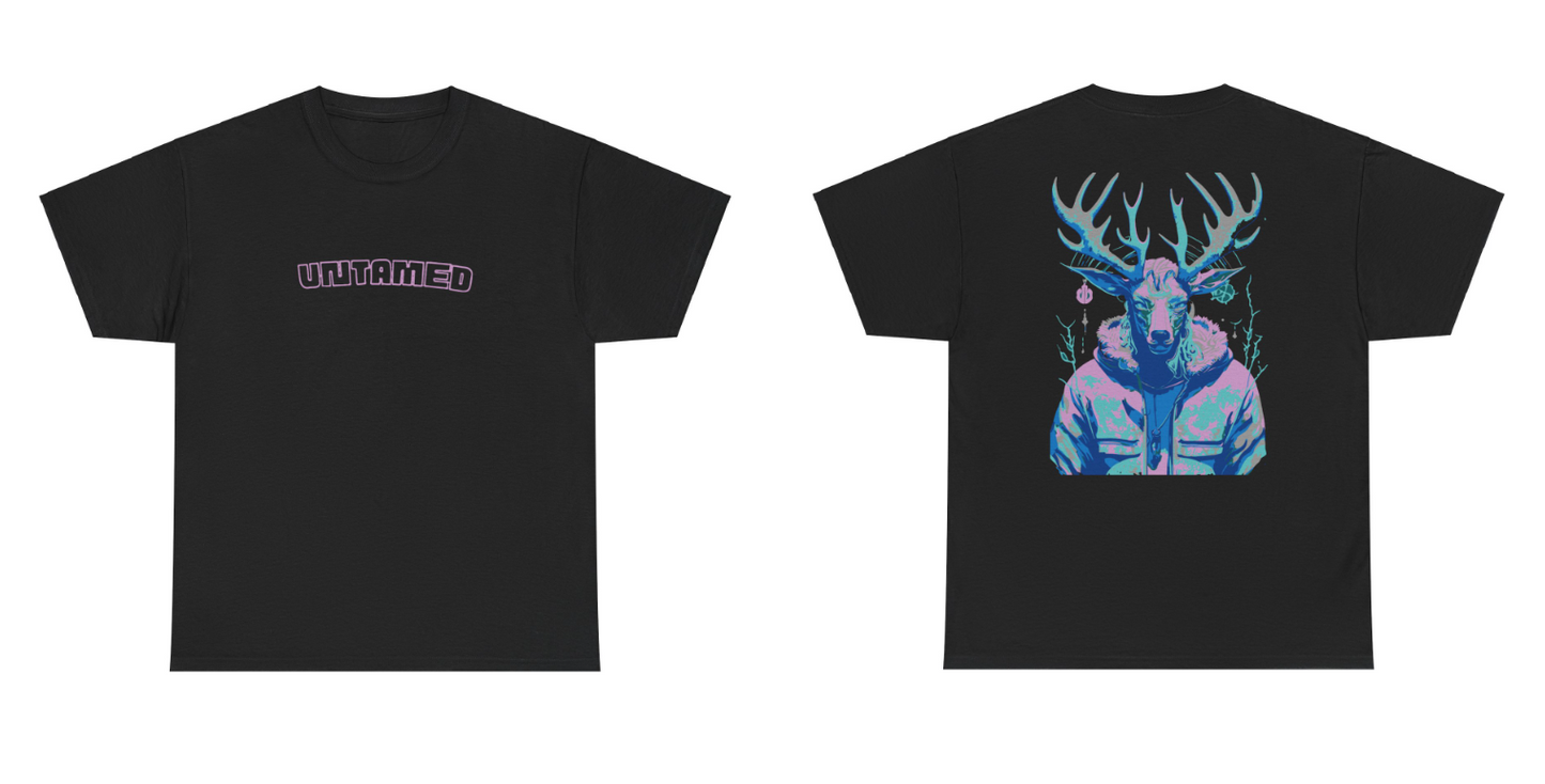 T-shirt met grafisch hert