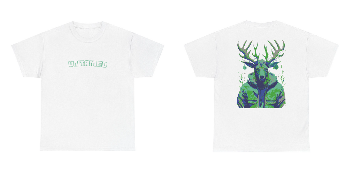 T-shirt met grafisch hert