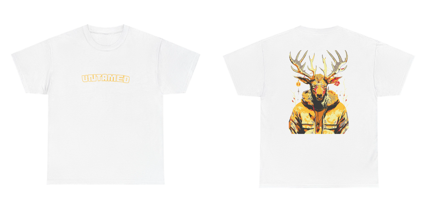 T-shirt met grafisch hert