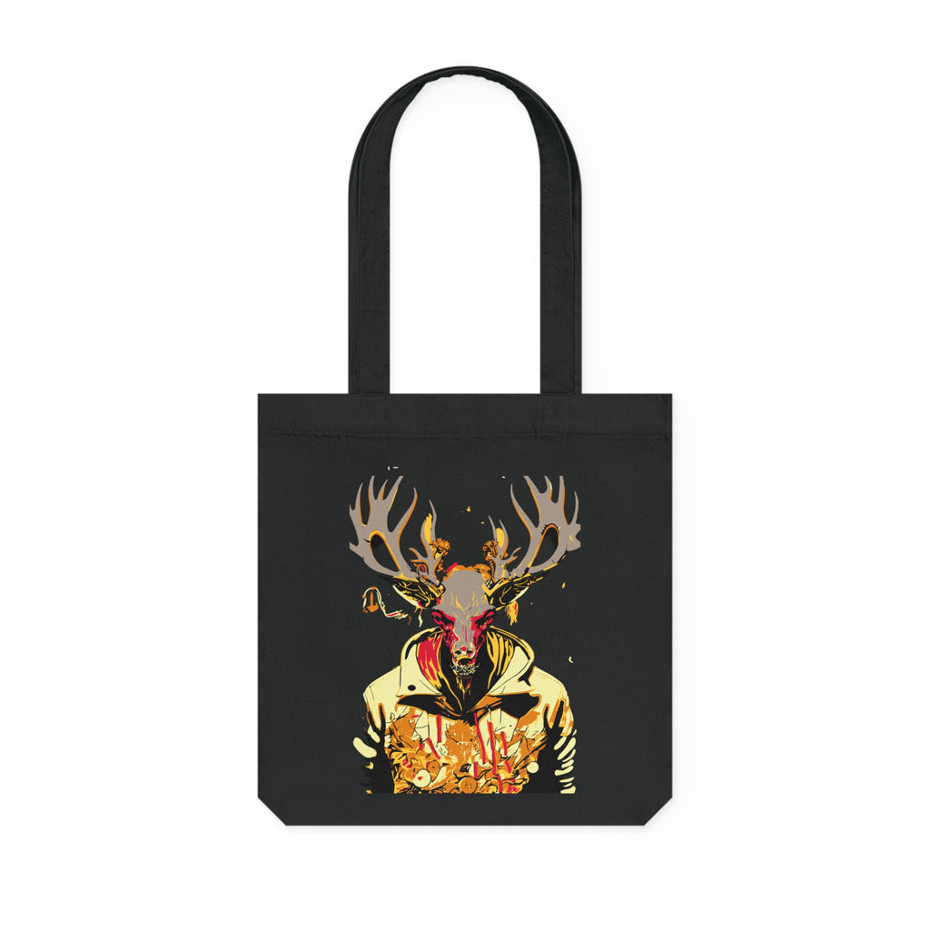 Tote bag met Skull hert