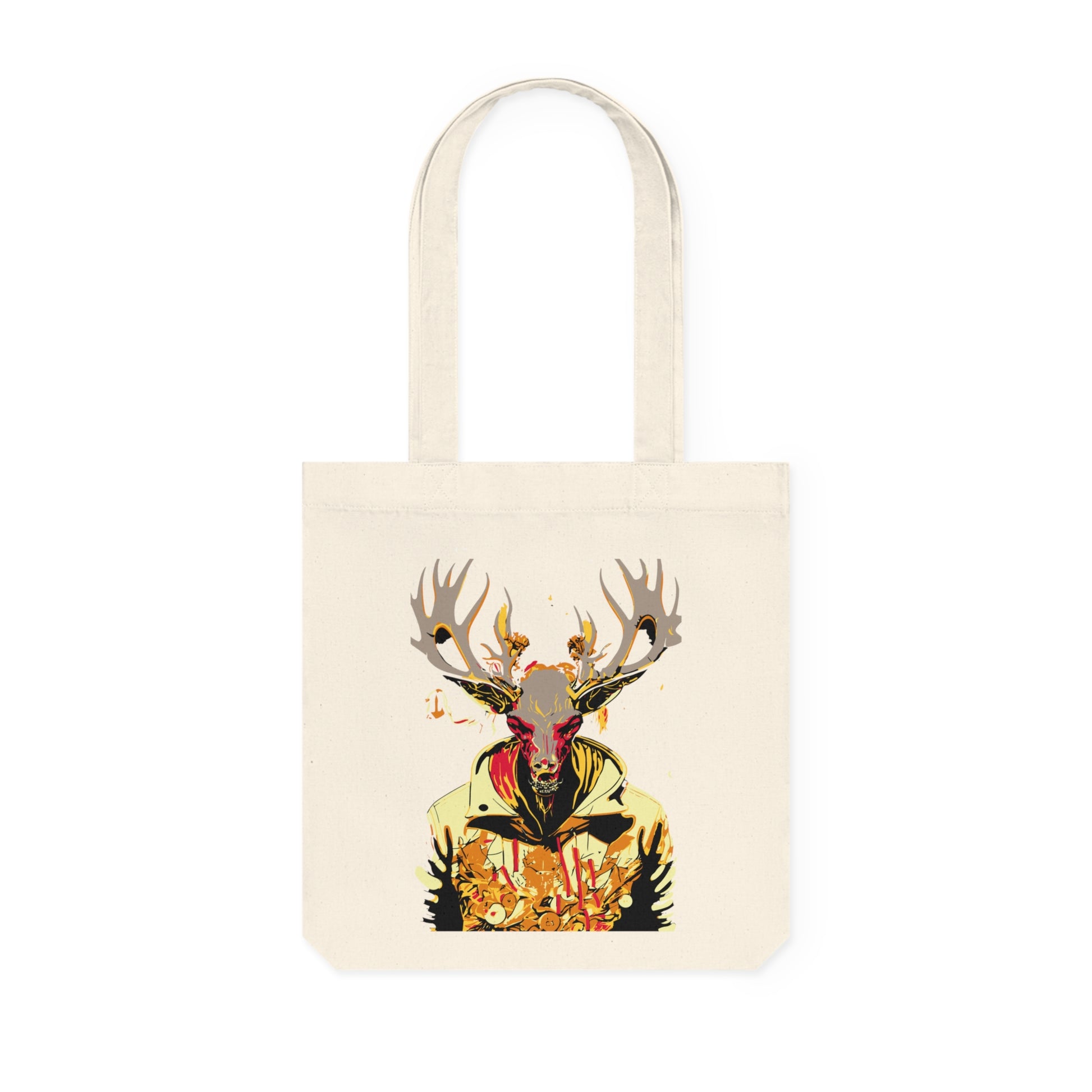 Tote bag met Skull hert