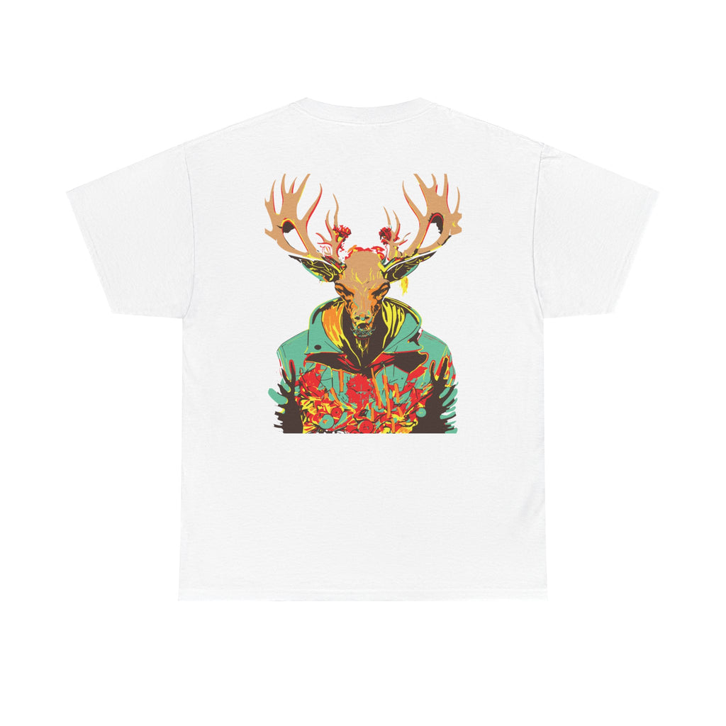 T-shirt met skull hert