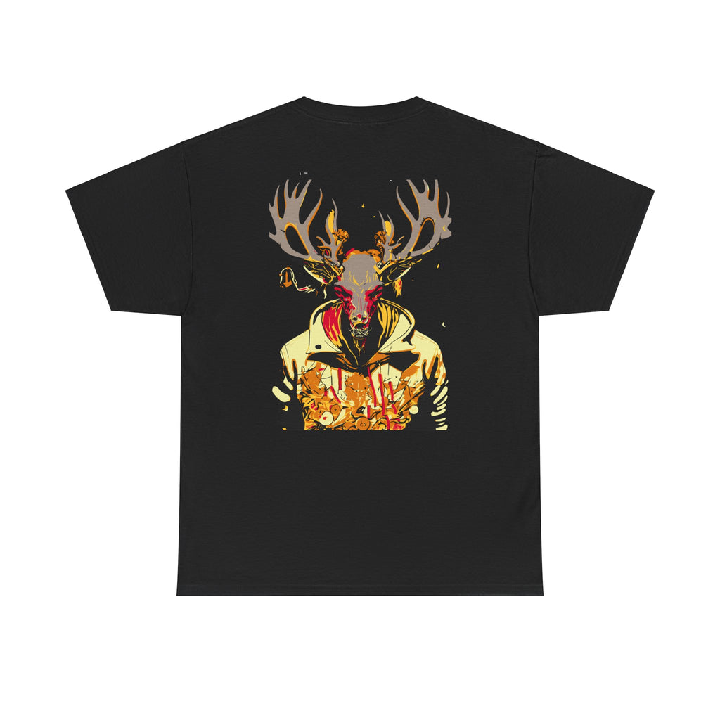 T-shirt met skull hert