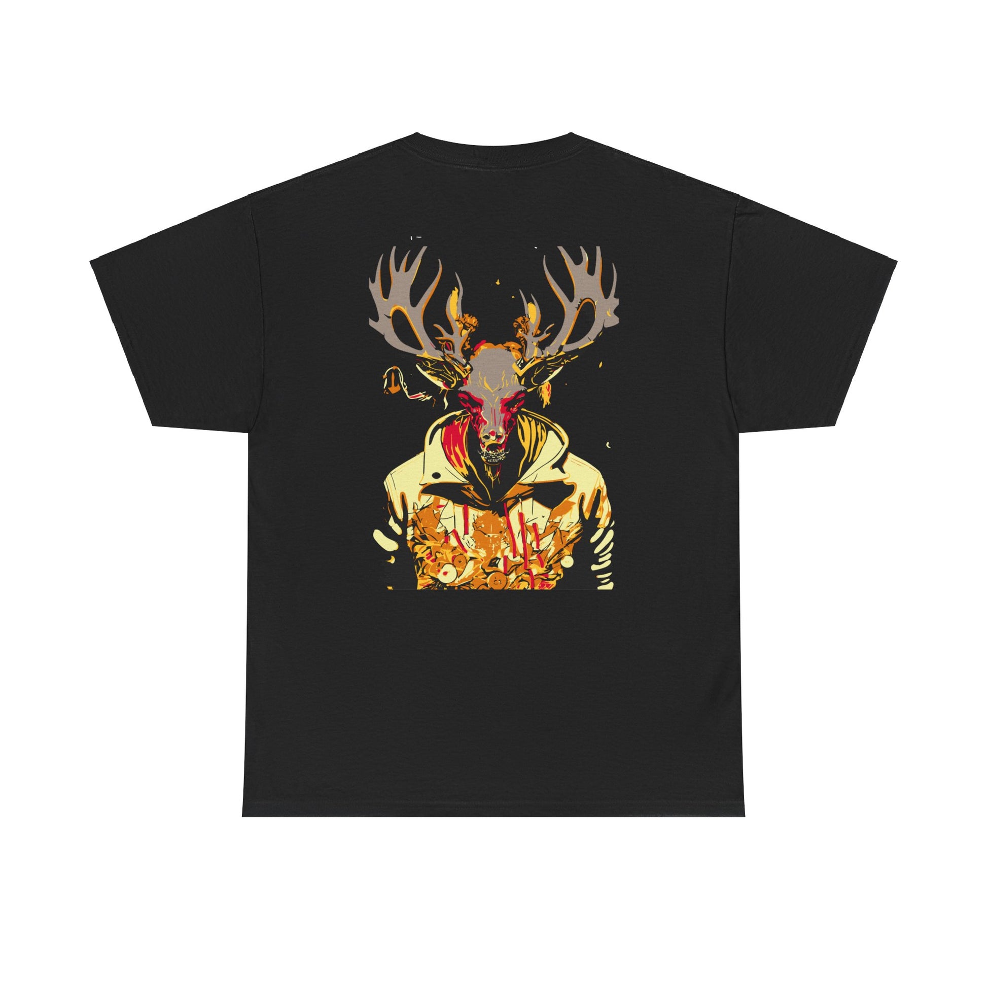 T-shirt met skull hert