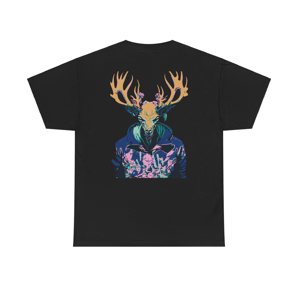 T-shirt met skull hert