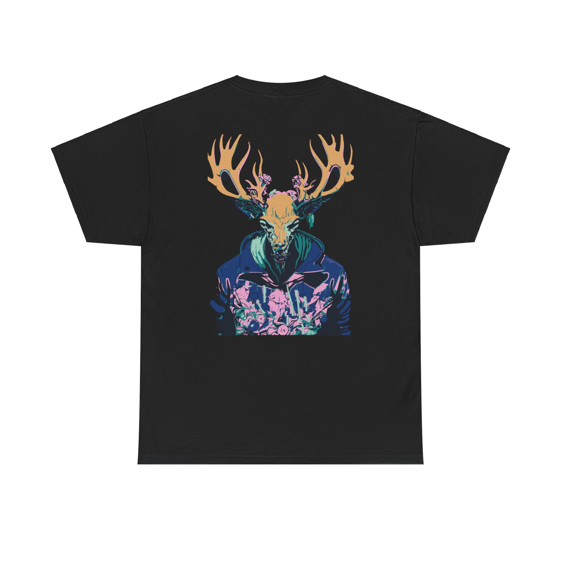 T-shirt met skull hert