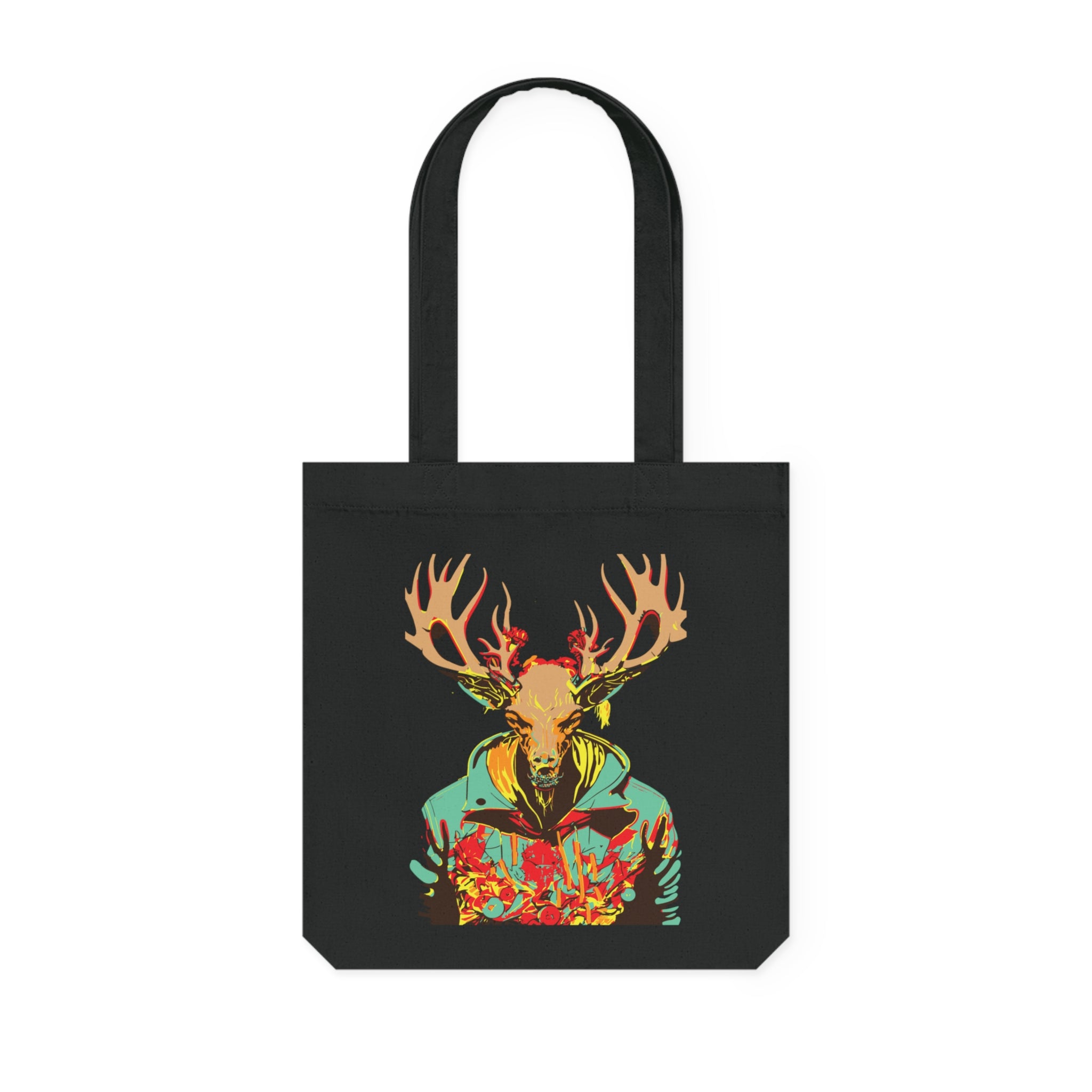 Tote bag met Skull hert