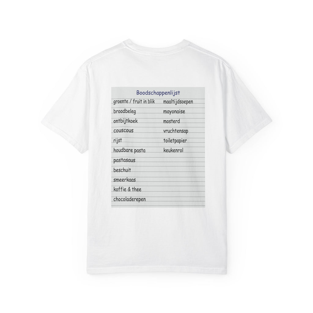 T-shirt Ron Jans boodschappenlijstje