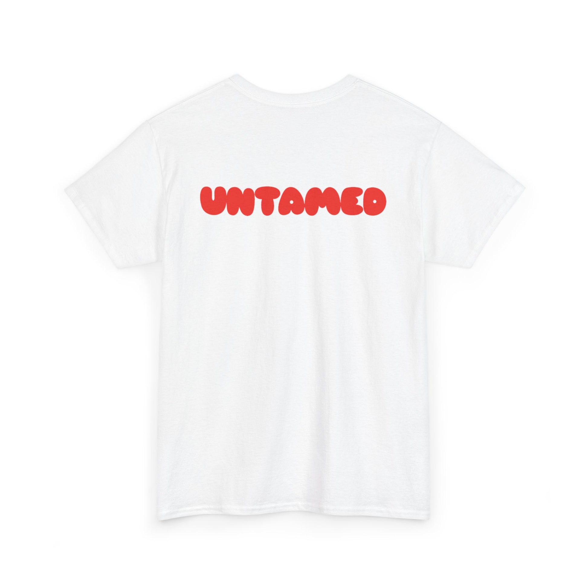 T-shirt print linkerborst Sierlijk