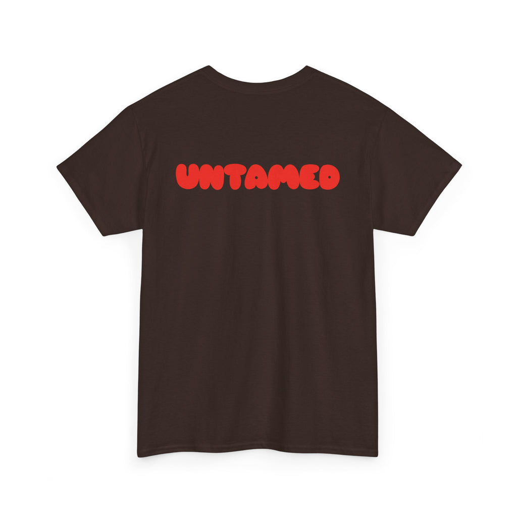 T-shirt print linkerborst Sierlijk
