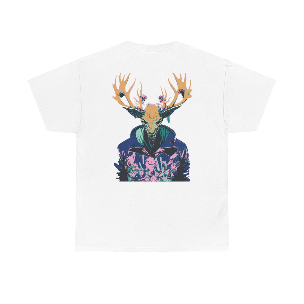 T-shirt met skull hert
