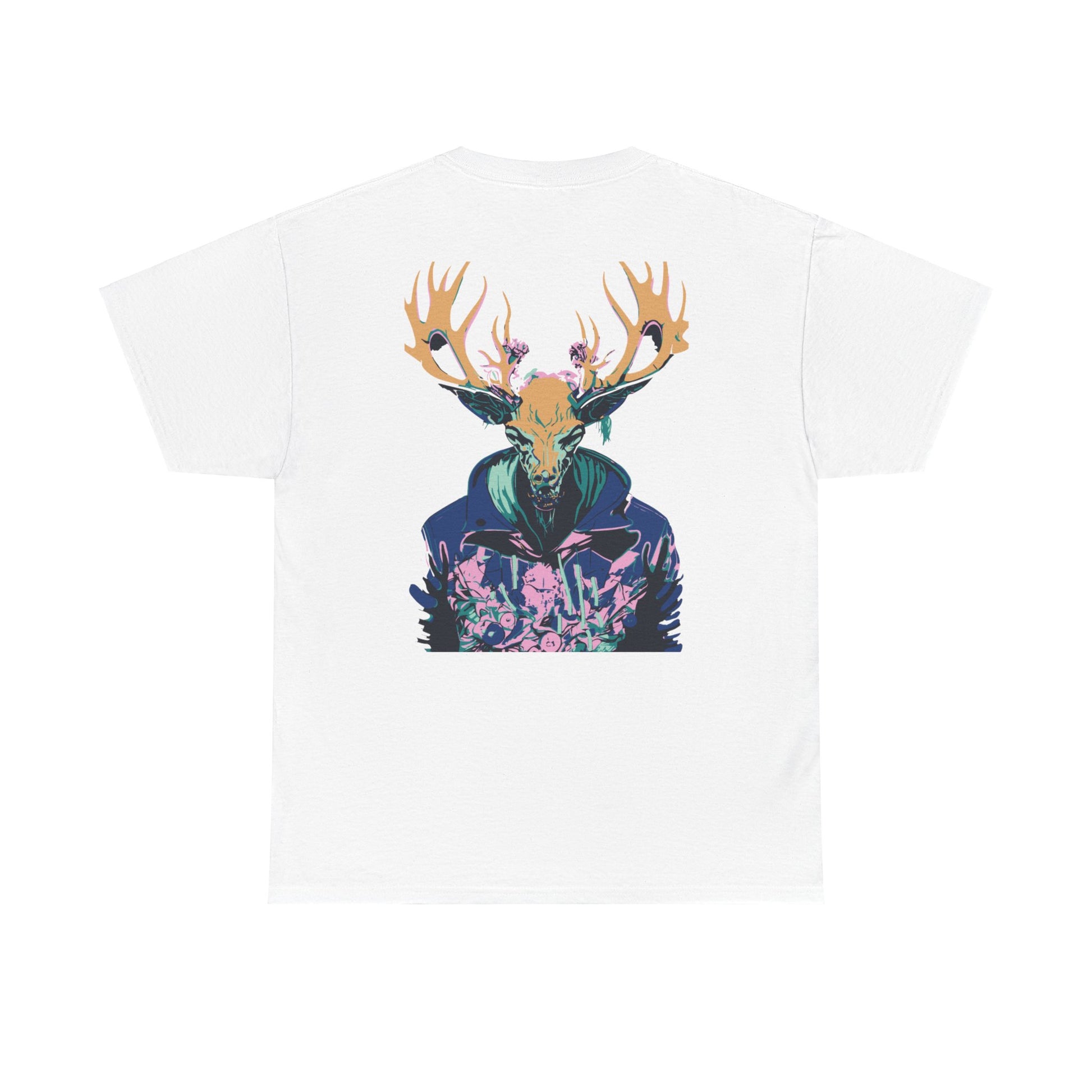 T-shirt met skull hert