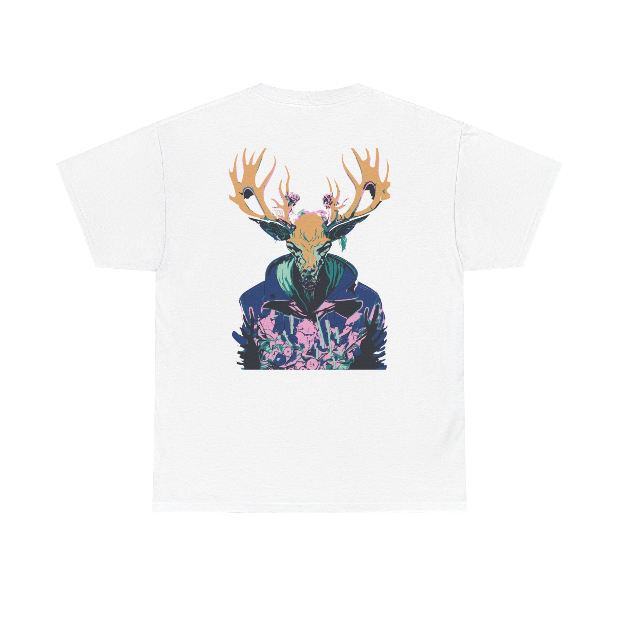 T-shirt met skull hert