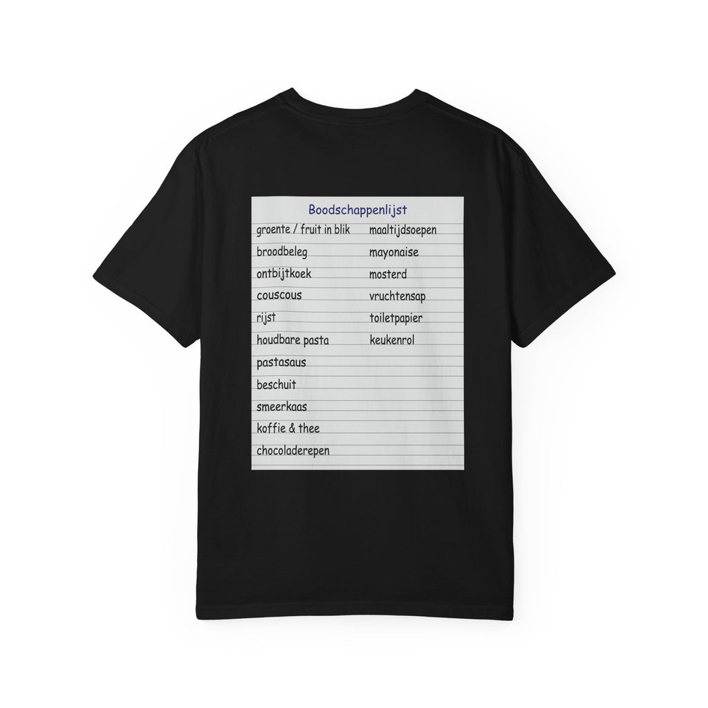 T-shirt Ron Jans boodschappenlijstje