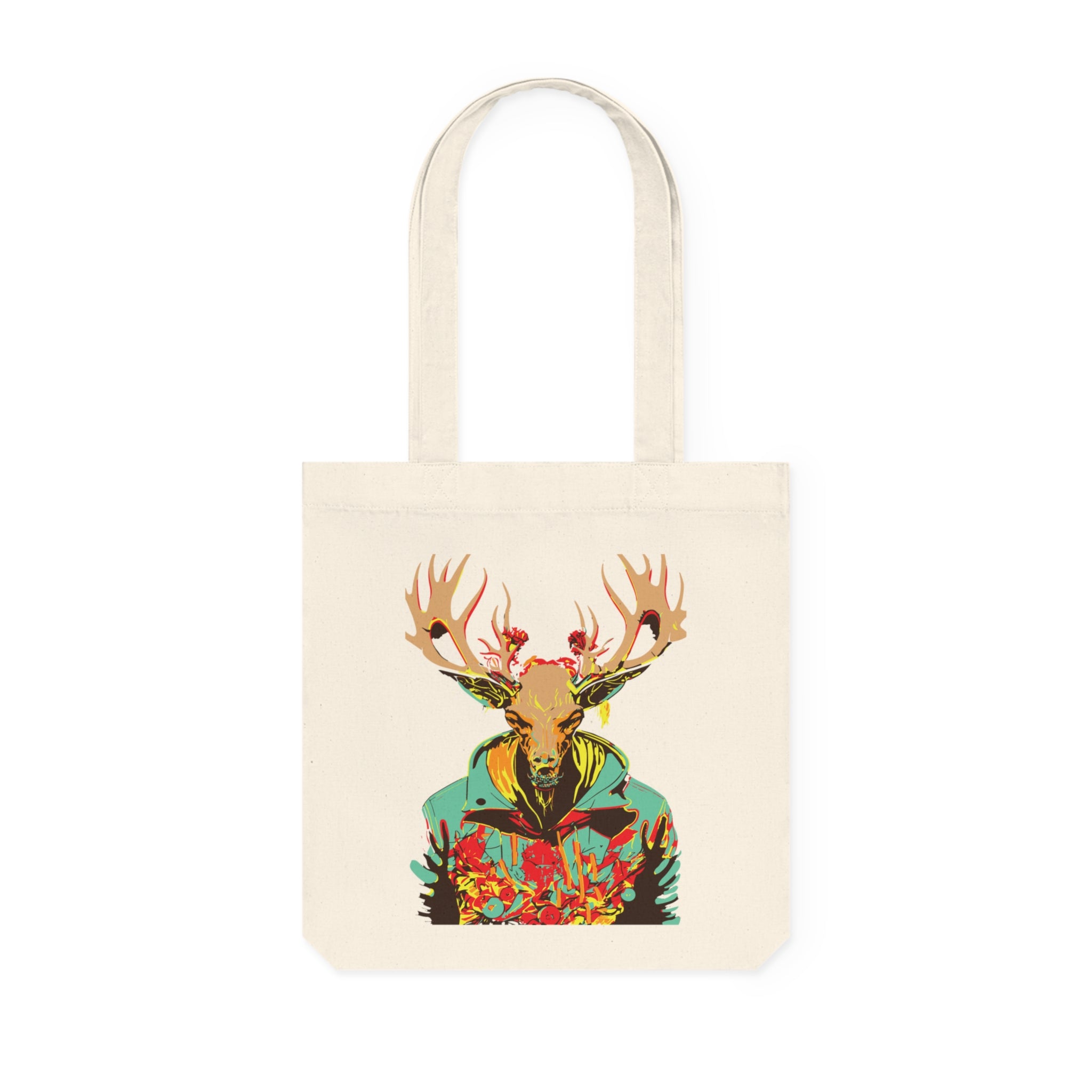 Tote bag met Skull hert
