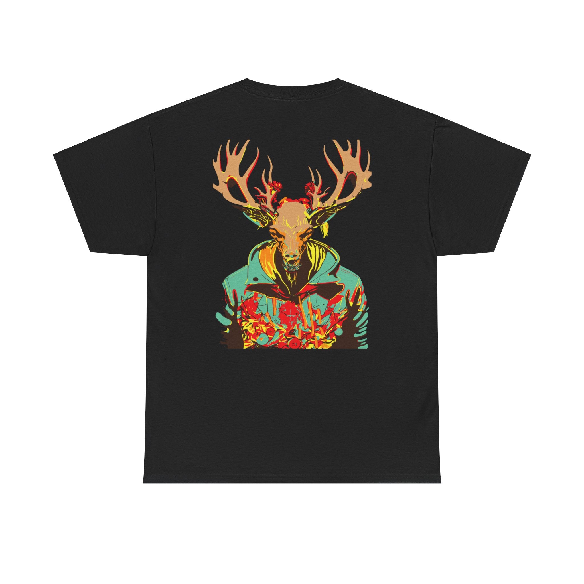 T-shirt met skull hert