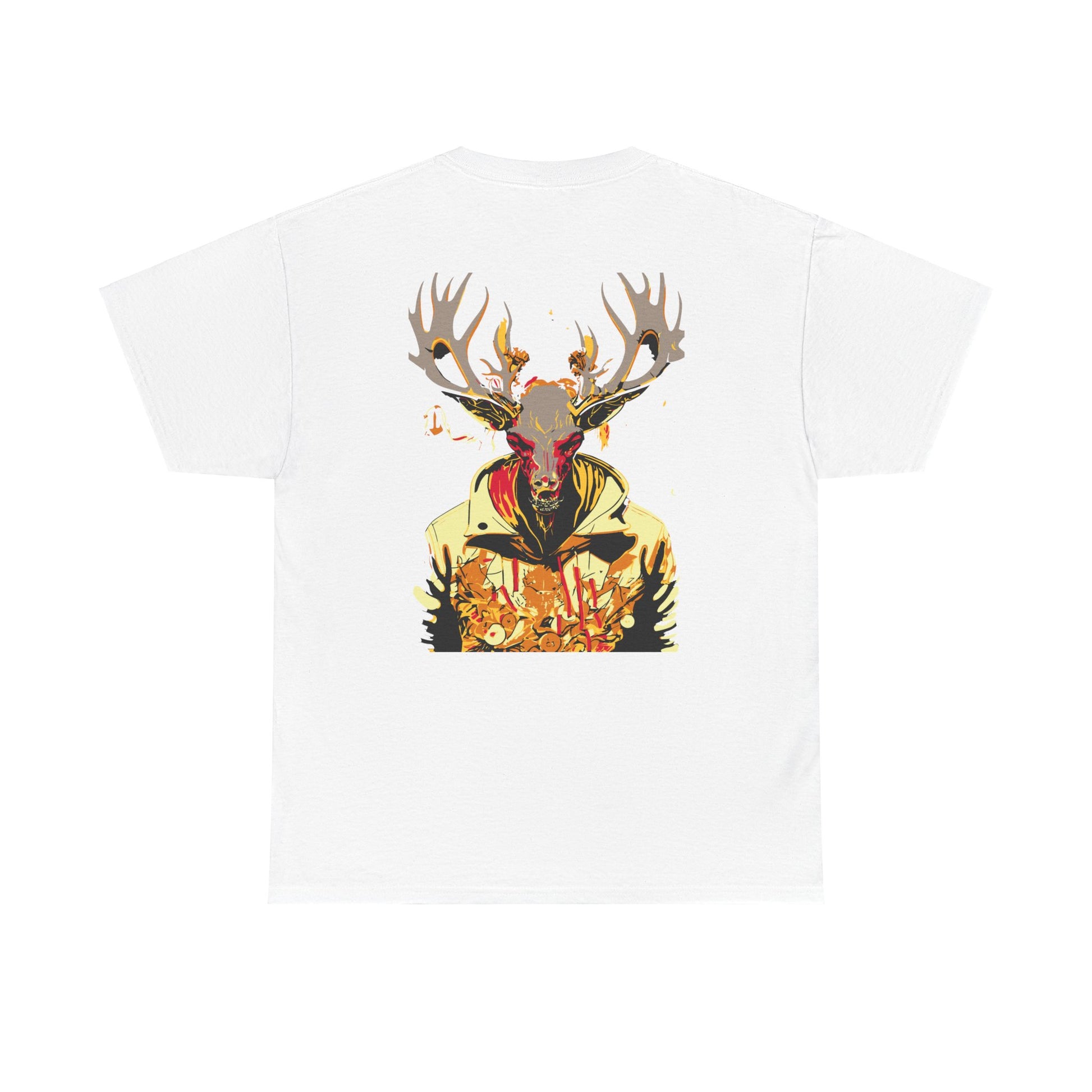 T-shirt met skull hert