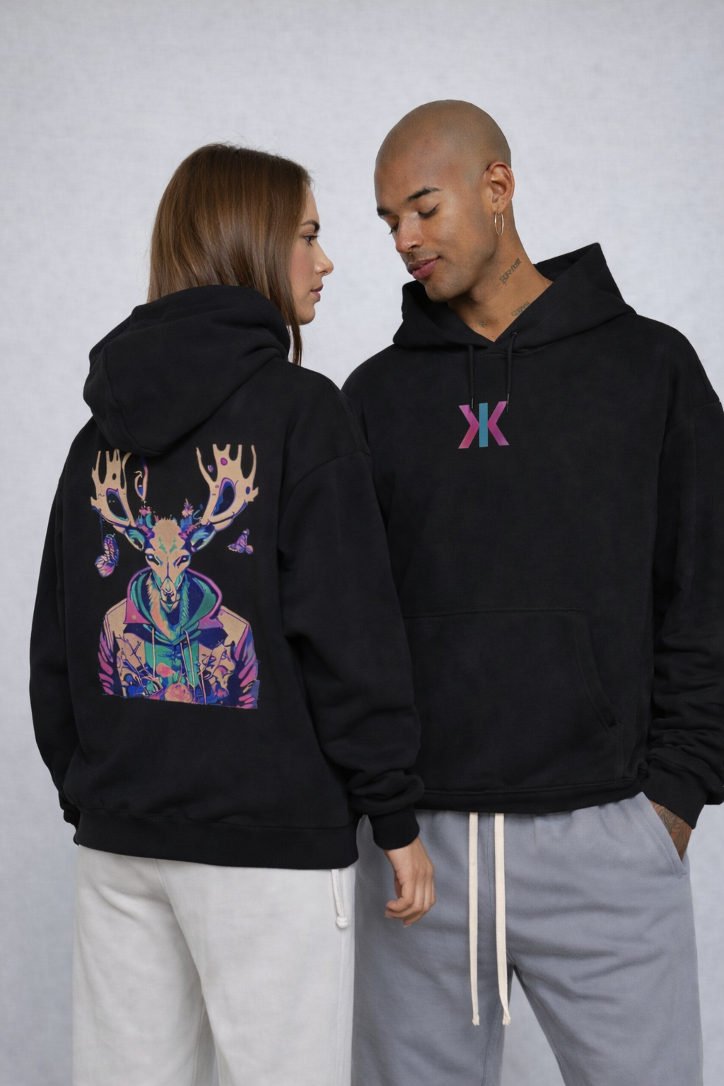 Hoodie Butterfly print