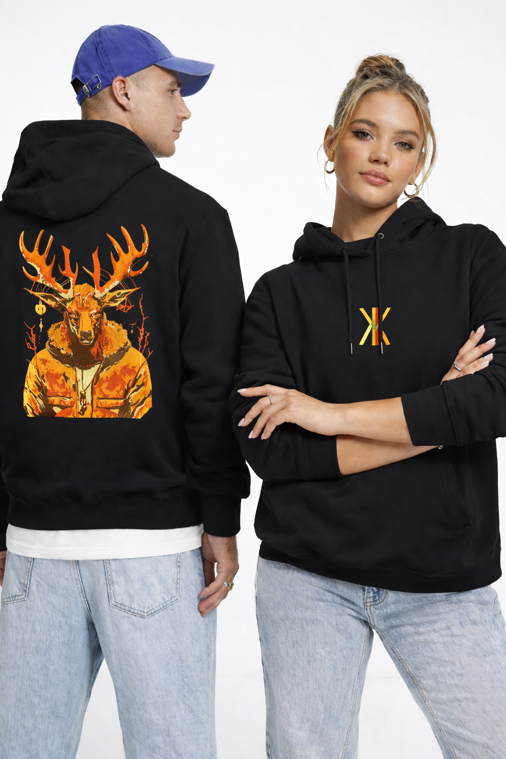 Hoodie Grafisch print
