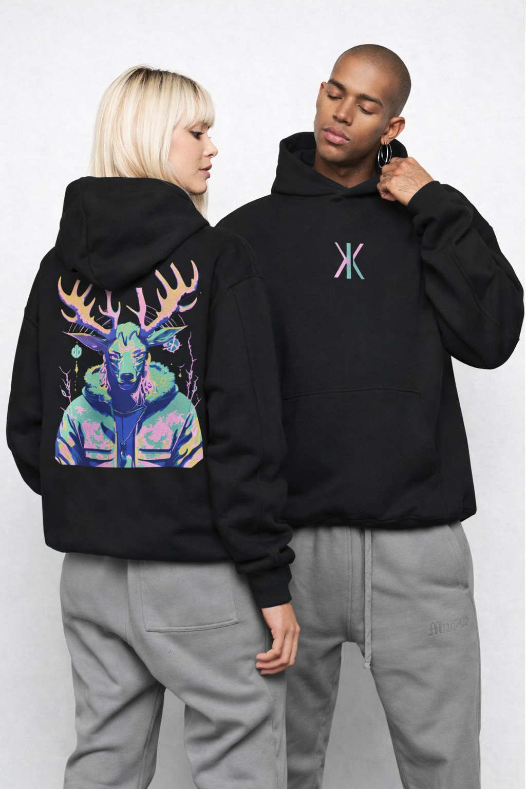 Hoodie Grafisch print