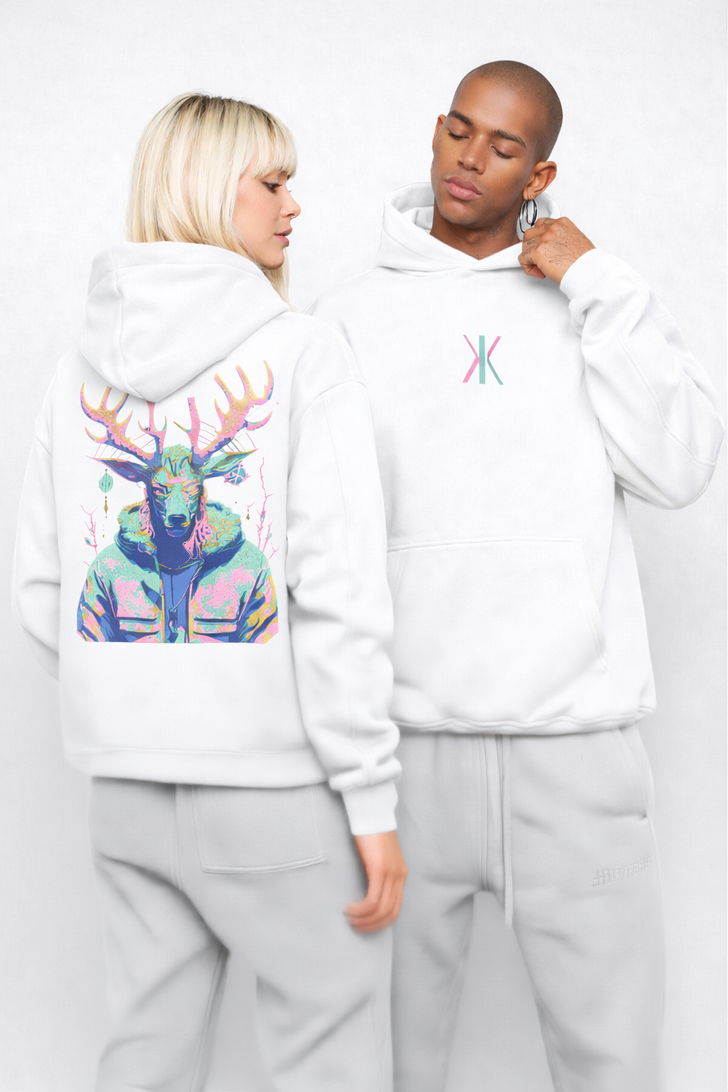 Hoodie Grafisch print