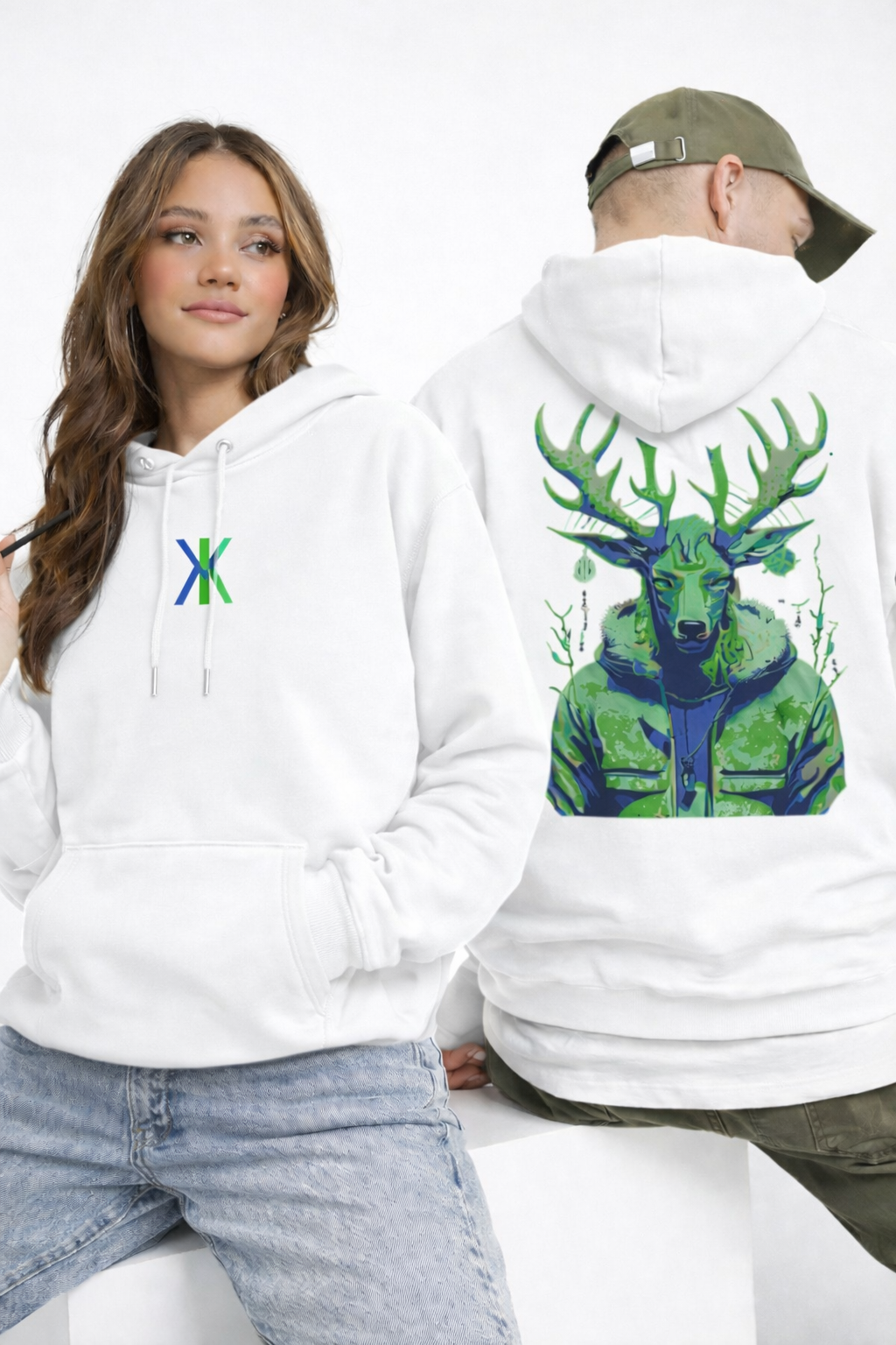 Hoodie Grafisch print