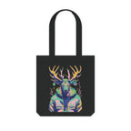Tote bag met Grafisch hert