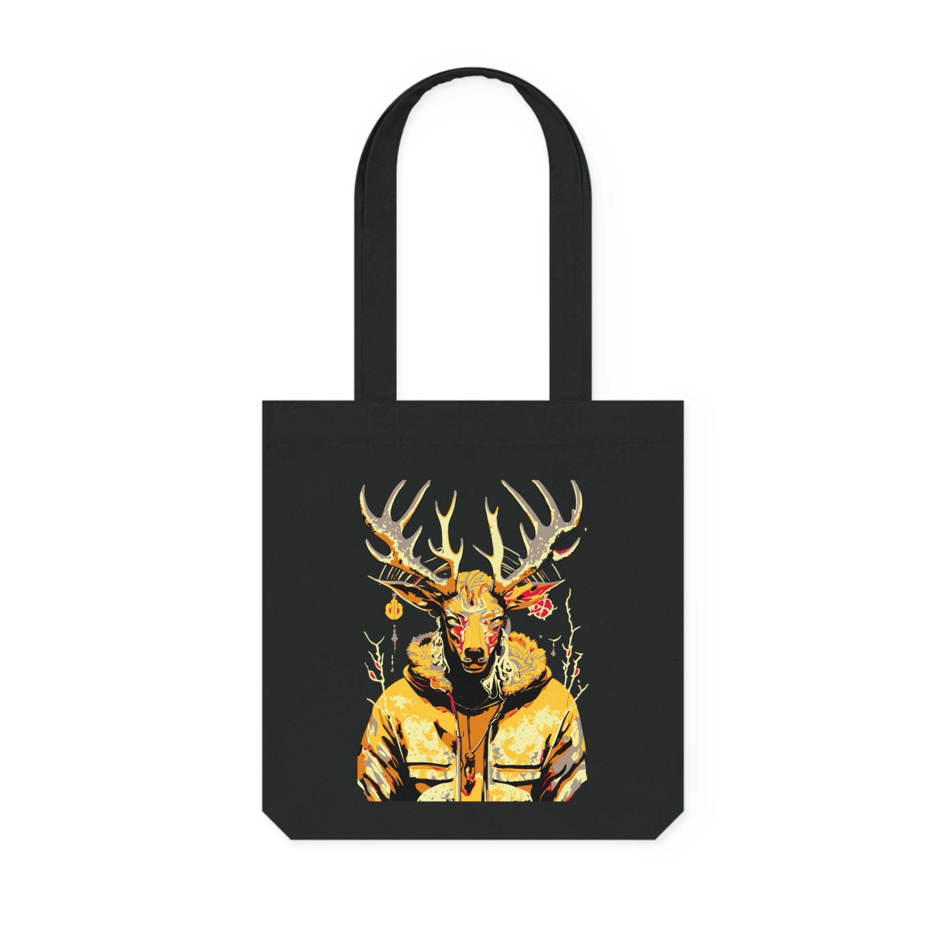 Tote bag met Grafisch hert