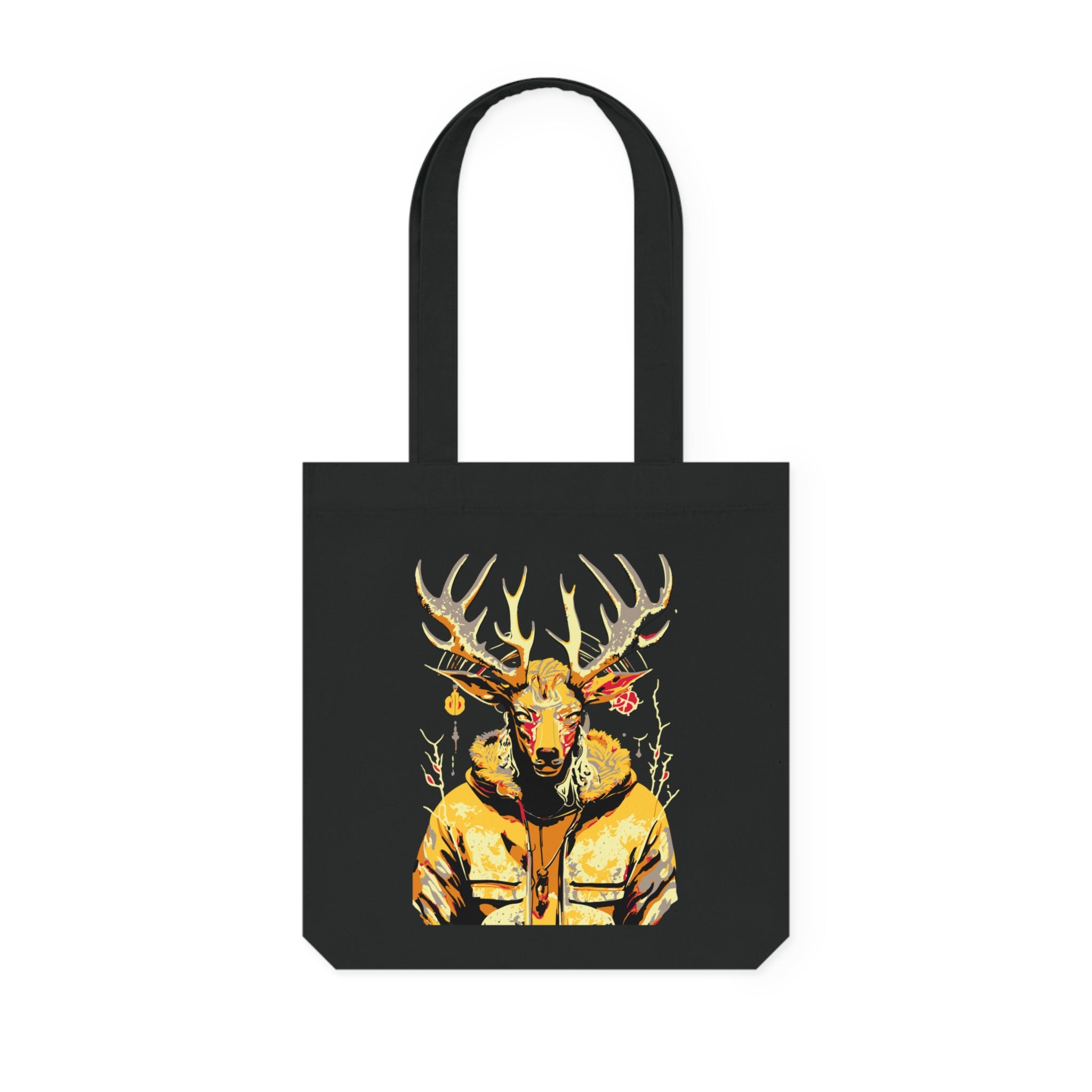 Tote bag met Grafisch hert
