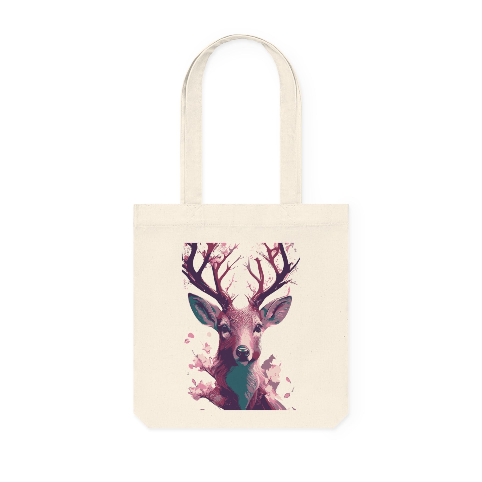 Tote bag met Girly hert