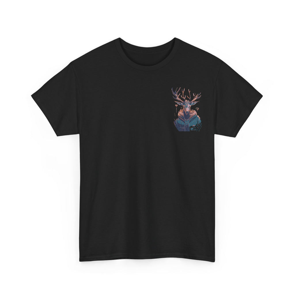 T-shirt print linkerborst Hearts