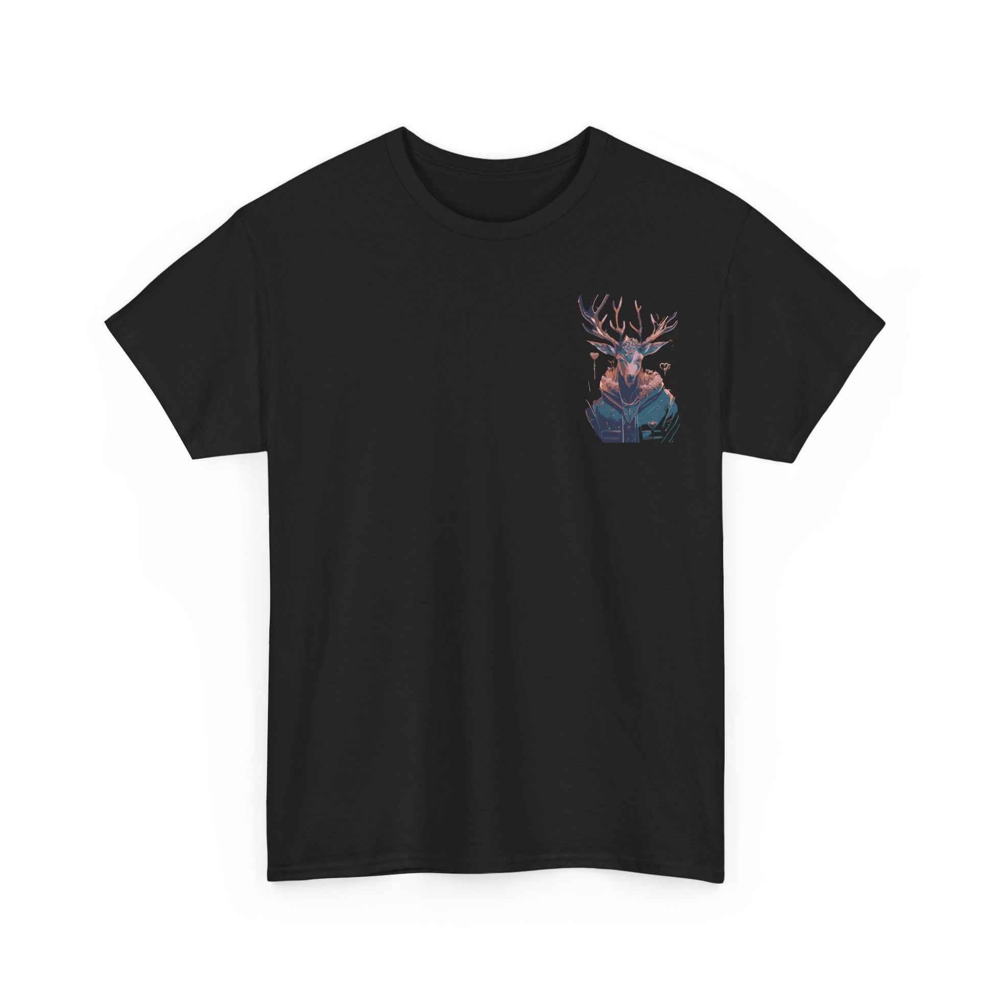 T-shirt print linkerborst Hearts