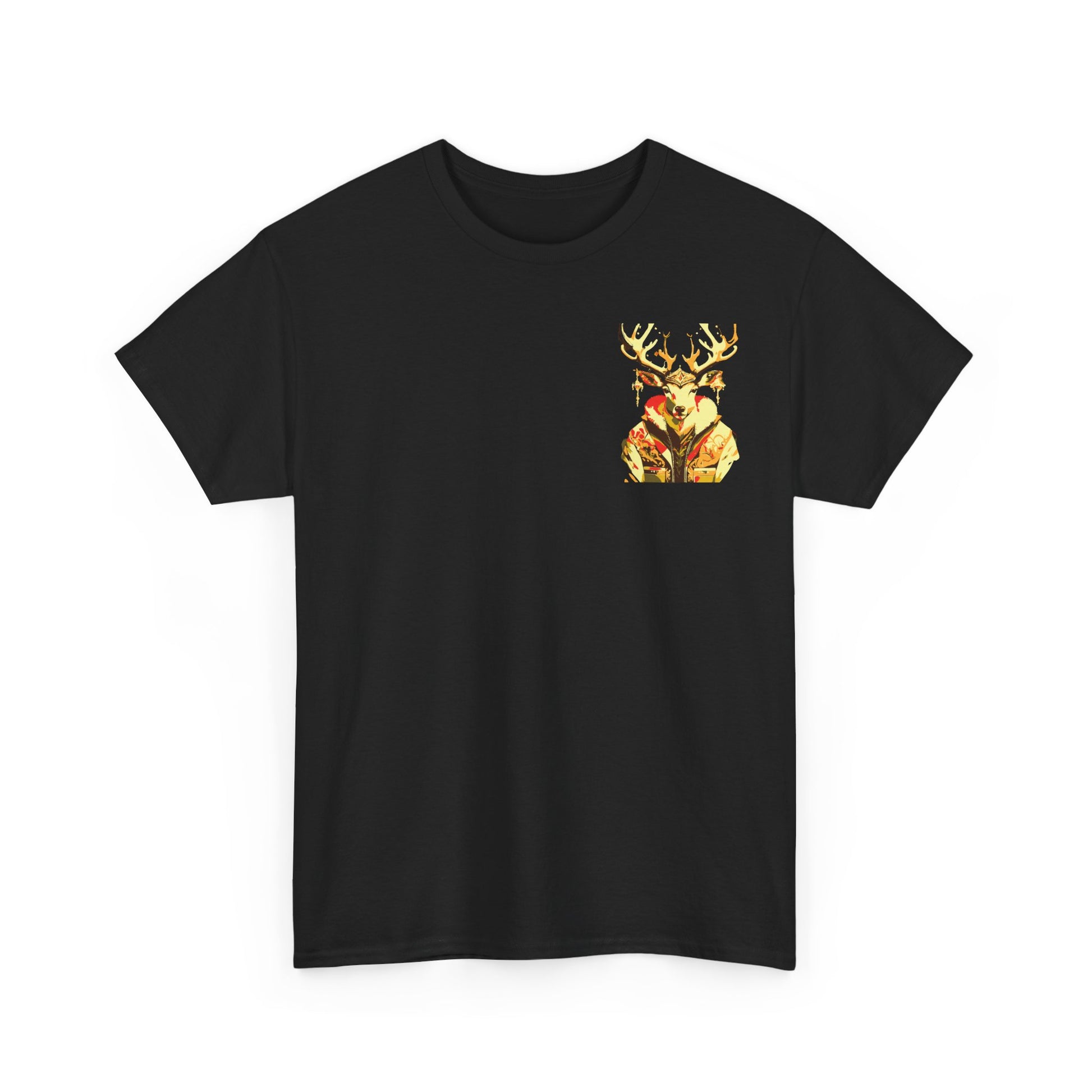 T-shirt print linkerborst Sierlijk