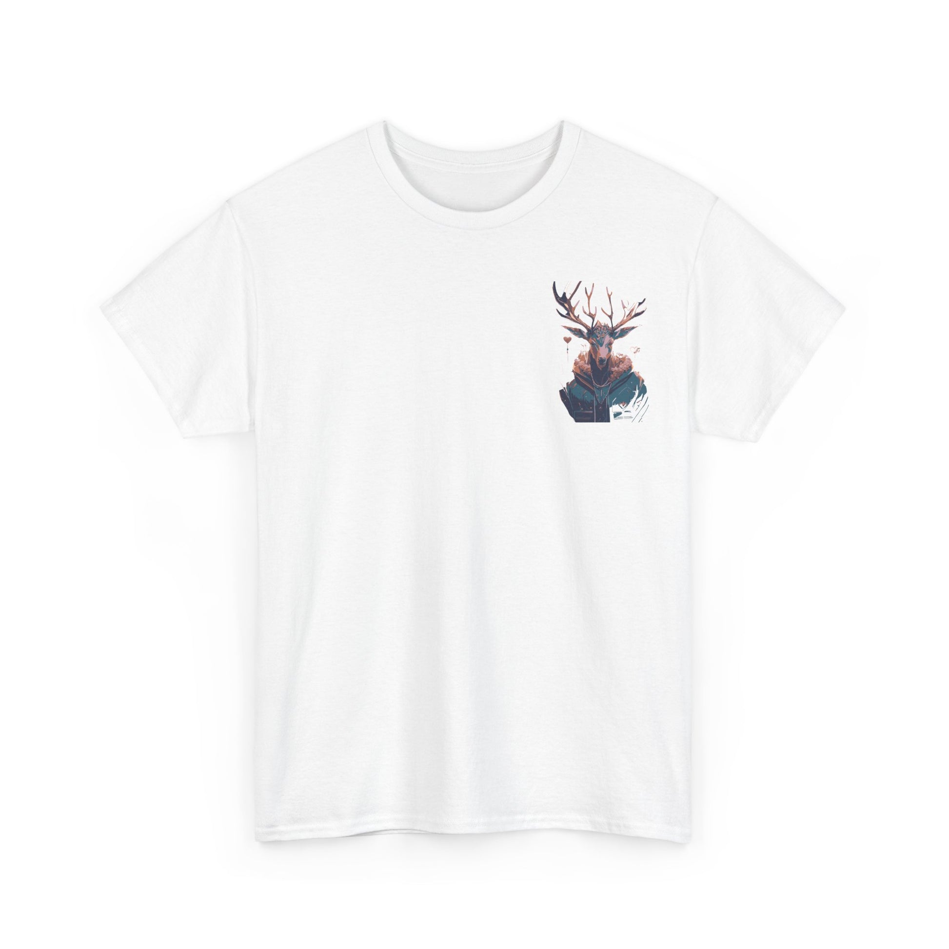 T-shirt print linkerborst Hearts