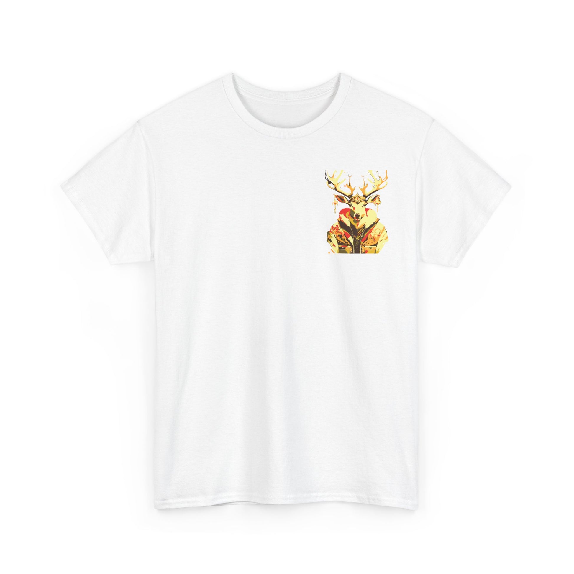 T-shirt print linkerborst Sierlijk