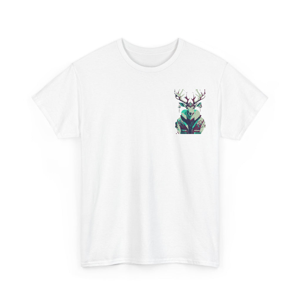 T-shirt print linkerborst Sierlijk