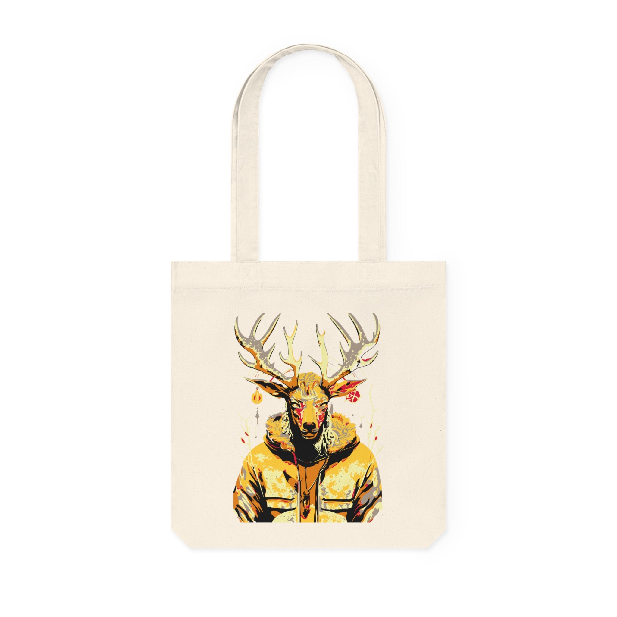 Tote bag met Grafisch hert