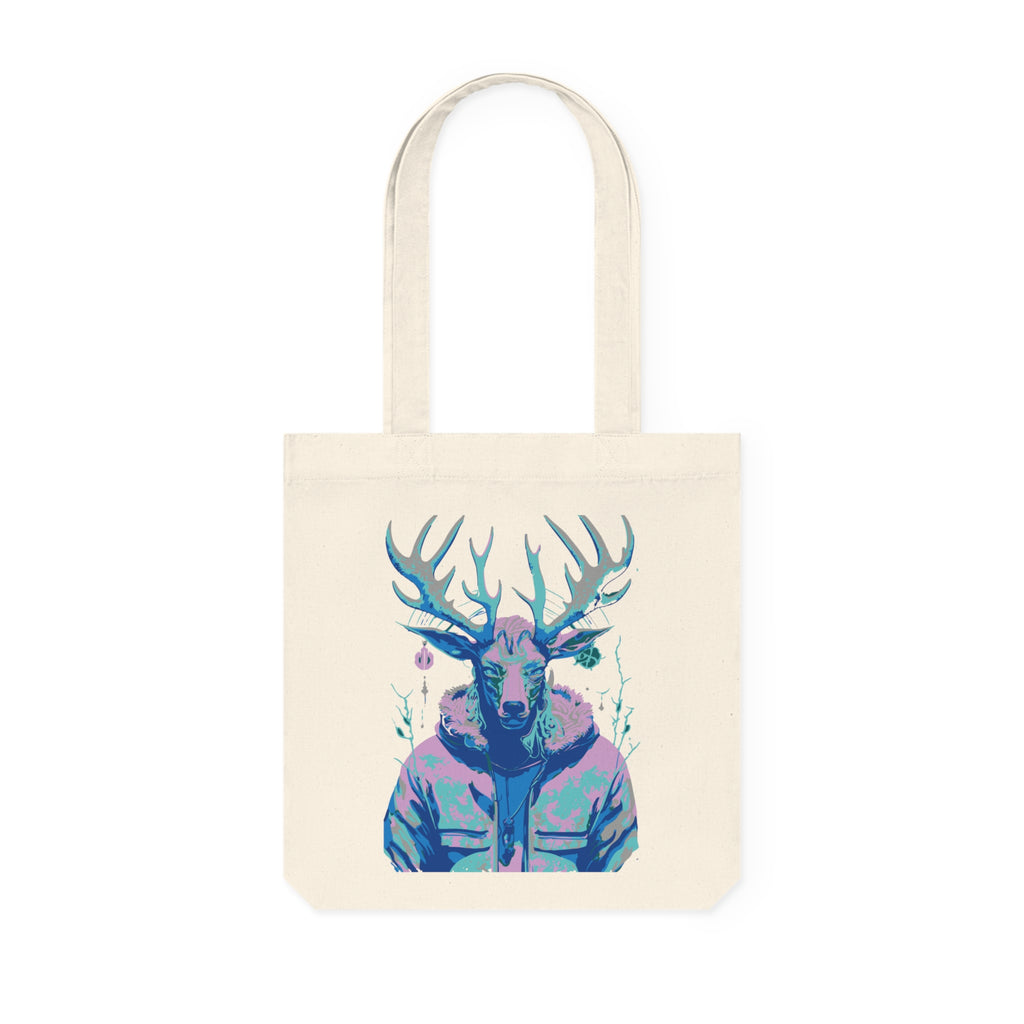 Tote bag met Grafisch hert