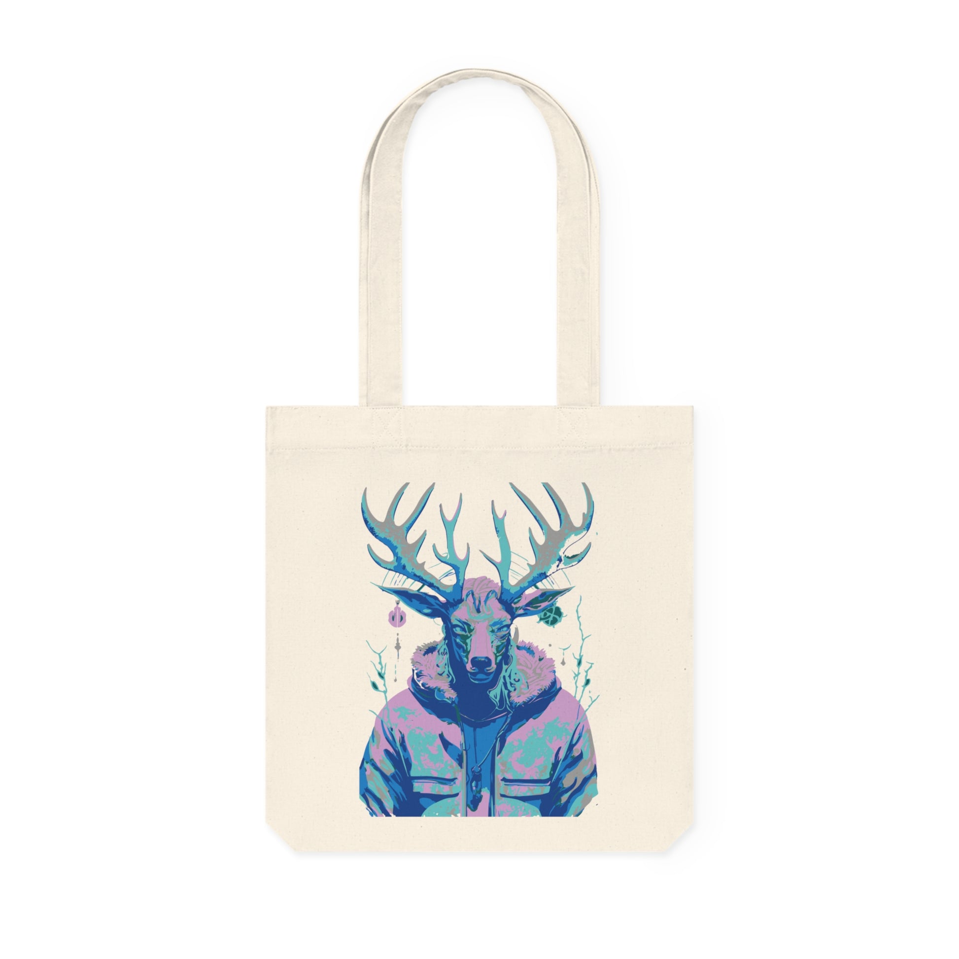 Tote bag met Grafisch hert