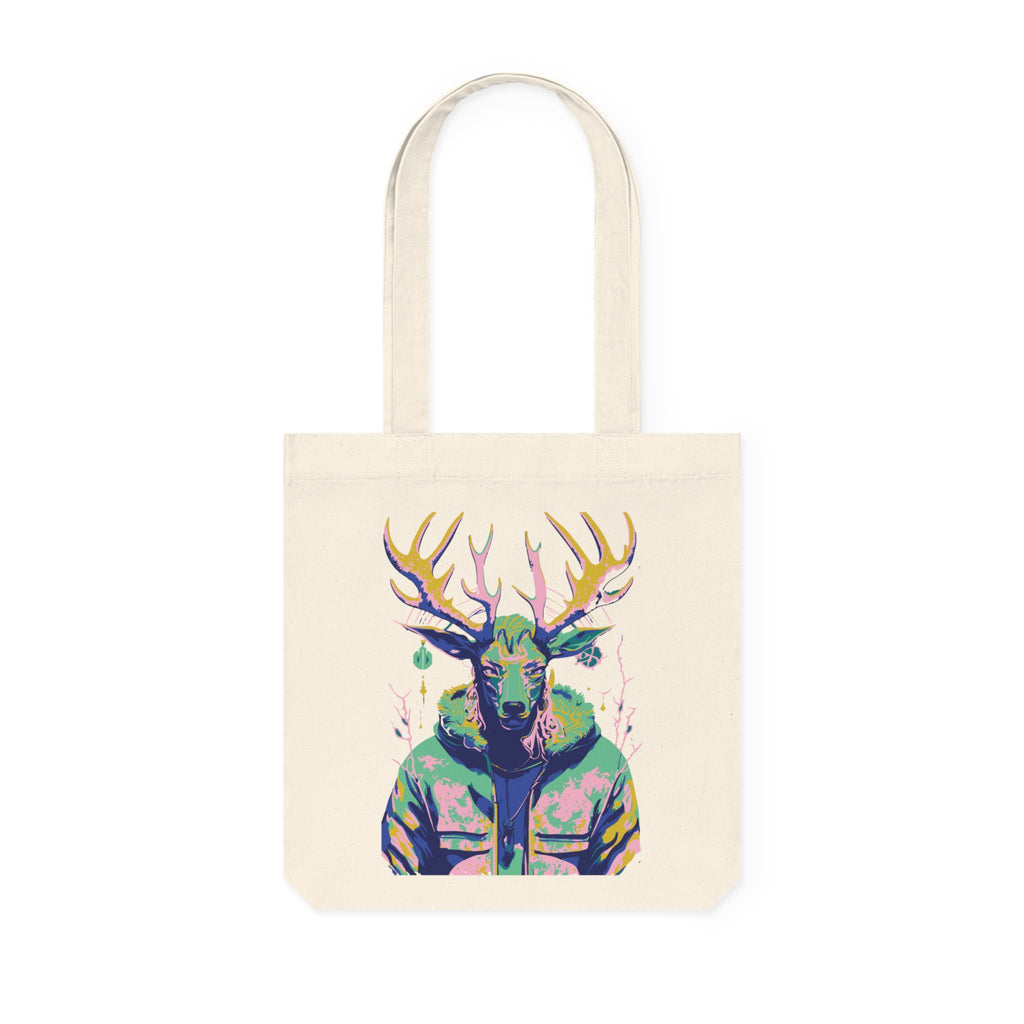 Tote bag met Grafisch hert