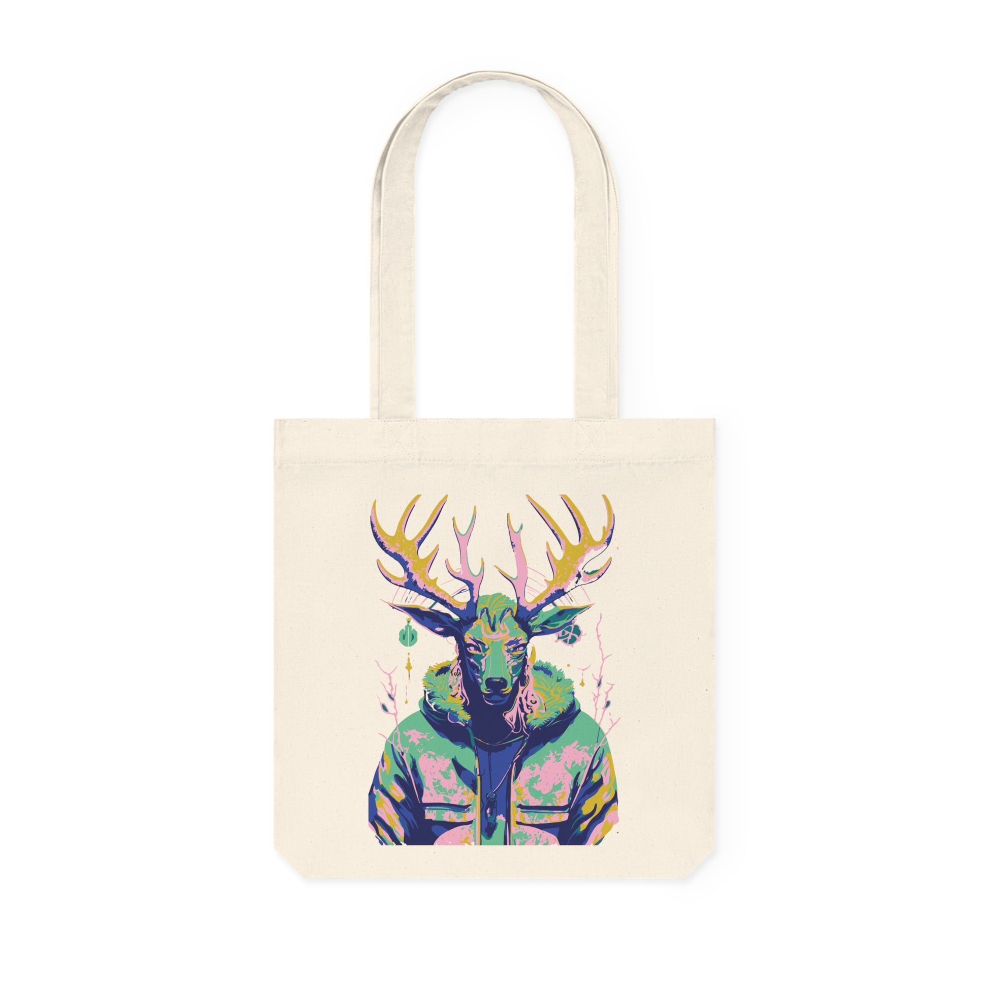Tote bag met Grafisch hert
