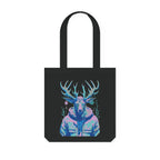 Tote bag met Grafisch hert