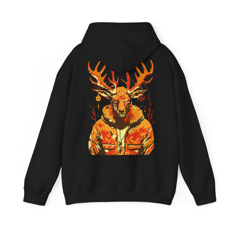 Hoodie Grafisch print