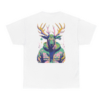 T-shirt met grafisch hert