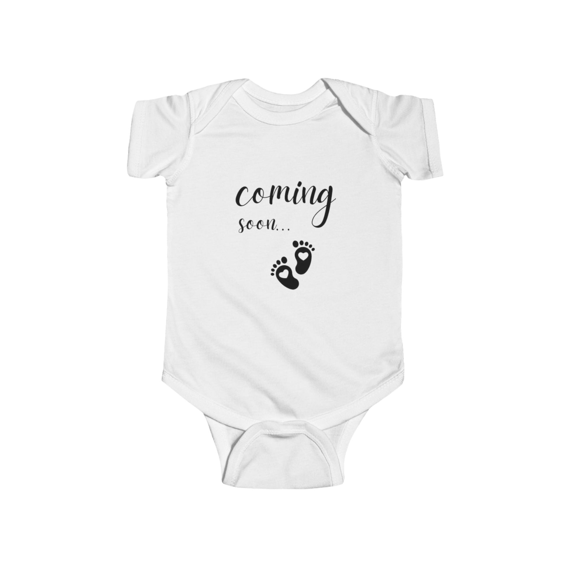 Romper coming soon voetjes