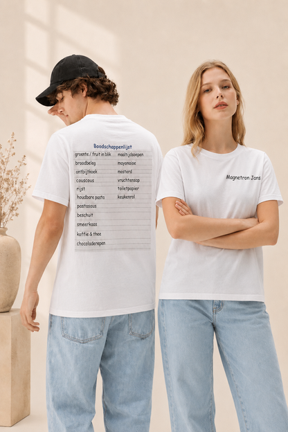 T-shirt Magnetron Jans boodschappenlijst