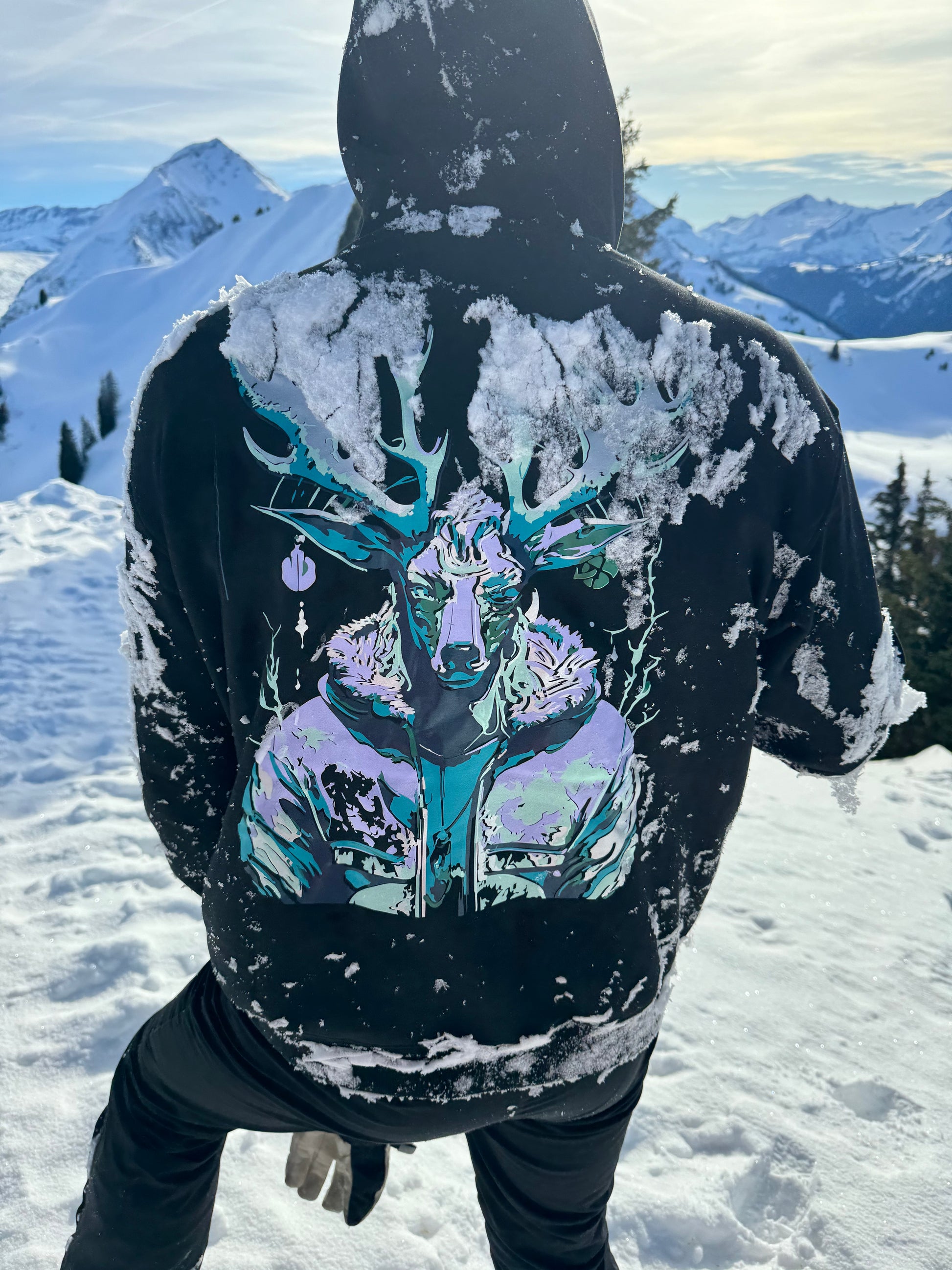 Hoodie Grafisch print