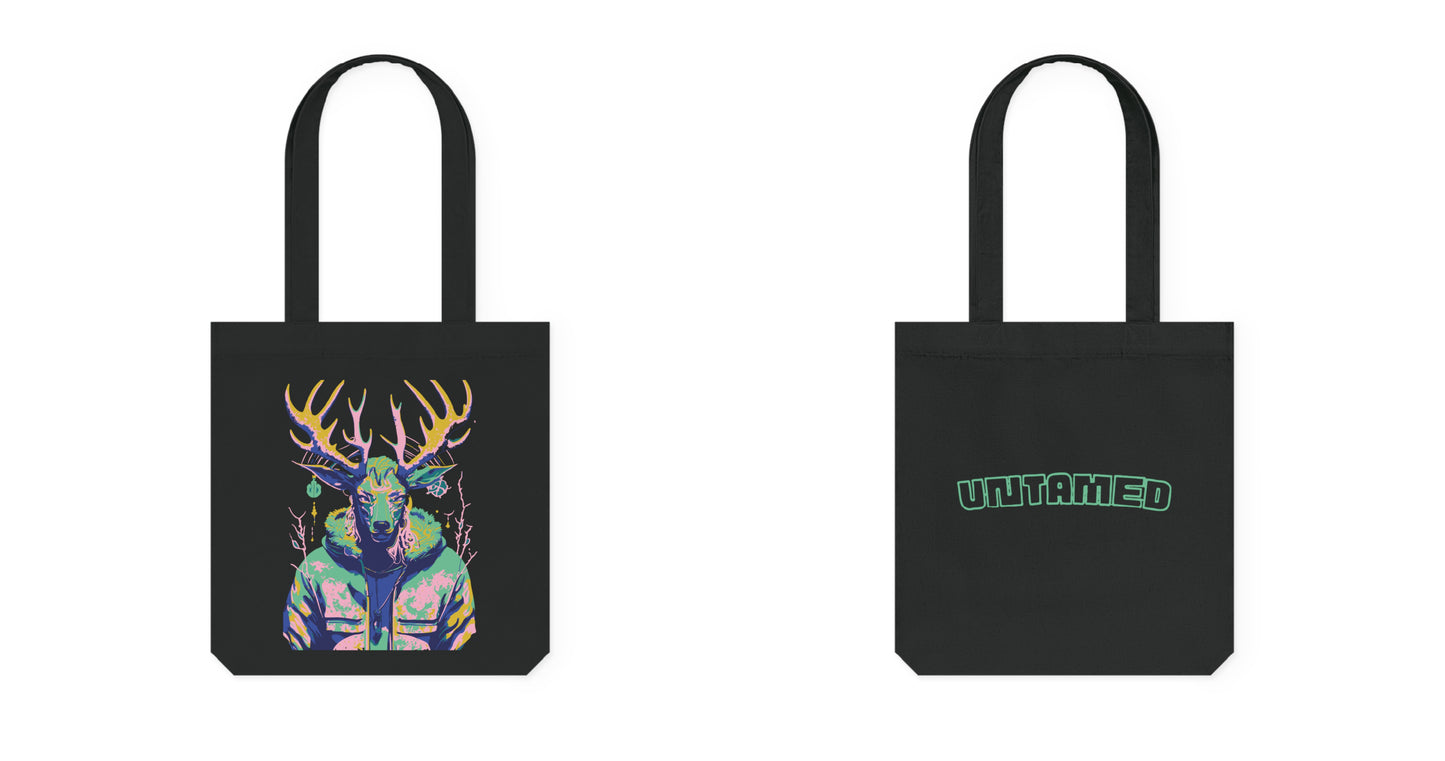 Tote bag met Grafisch hert